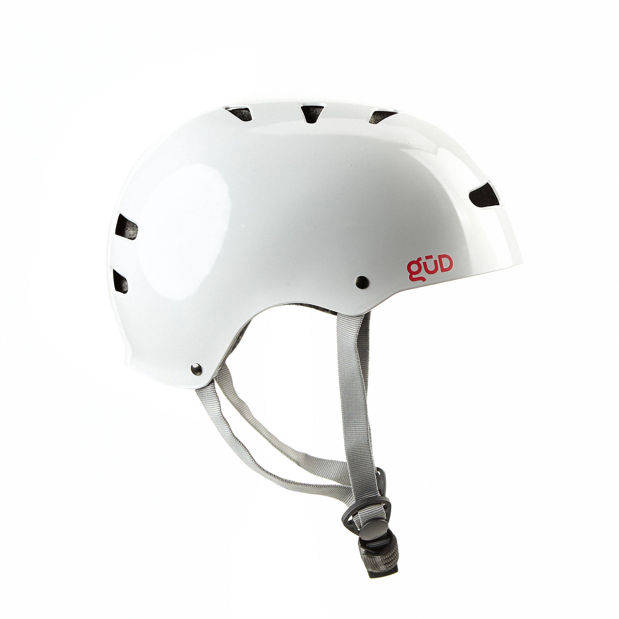 Casco GUD Freeway Solid Tiza / Brillo