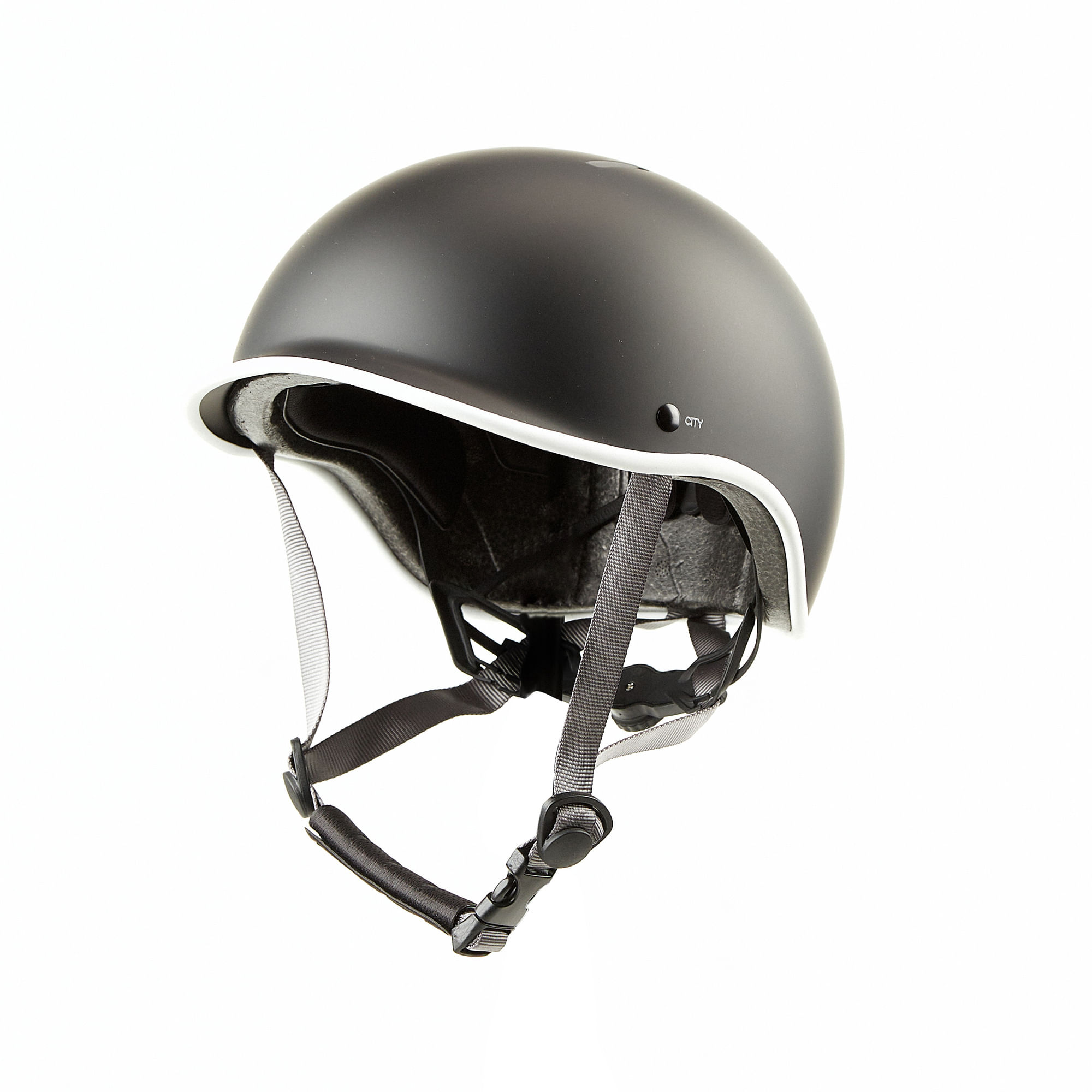 Casco GUD City Solid Negro / Mate