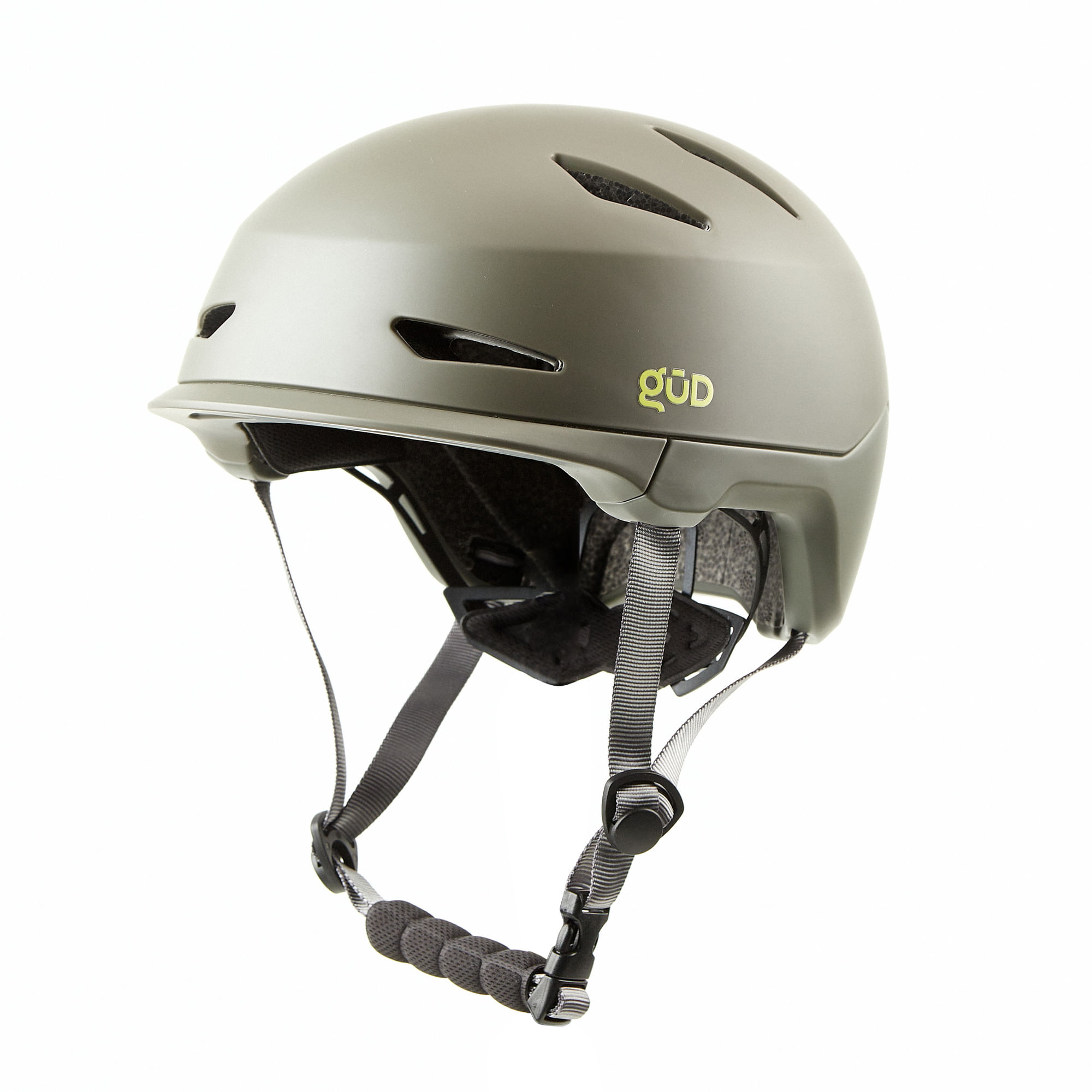 Casco GUD Block Solid Verde / Mate
