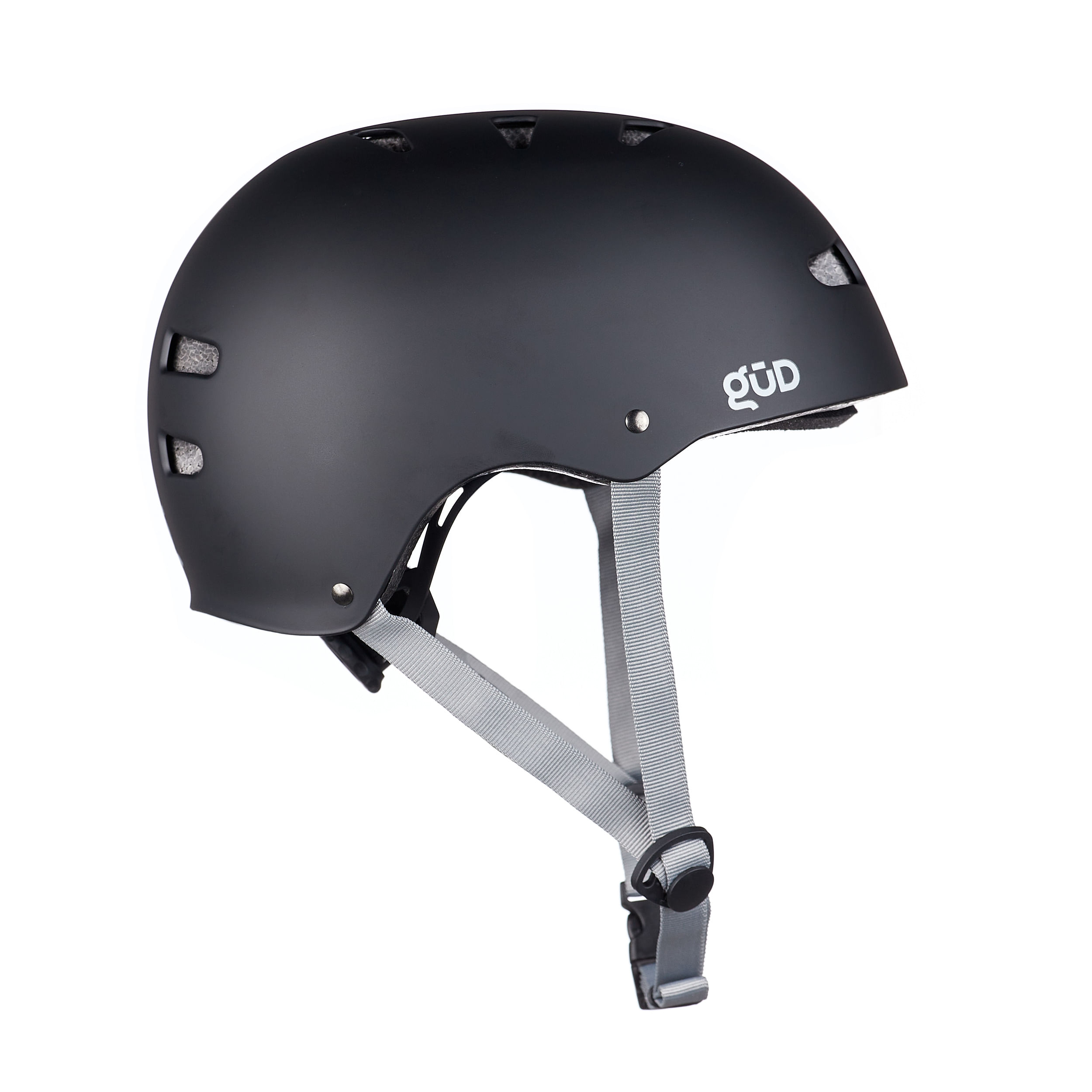 Casco GUD Freeway Solid Negro / Mate