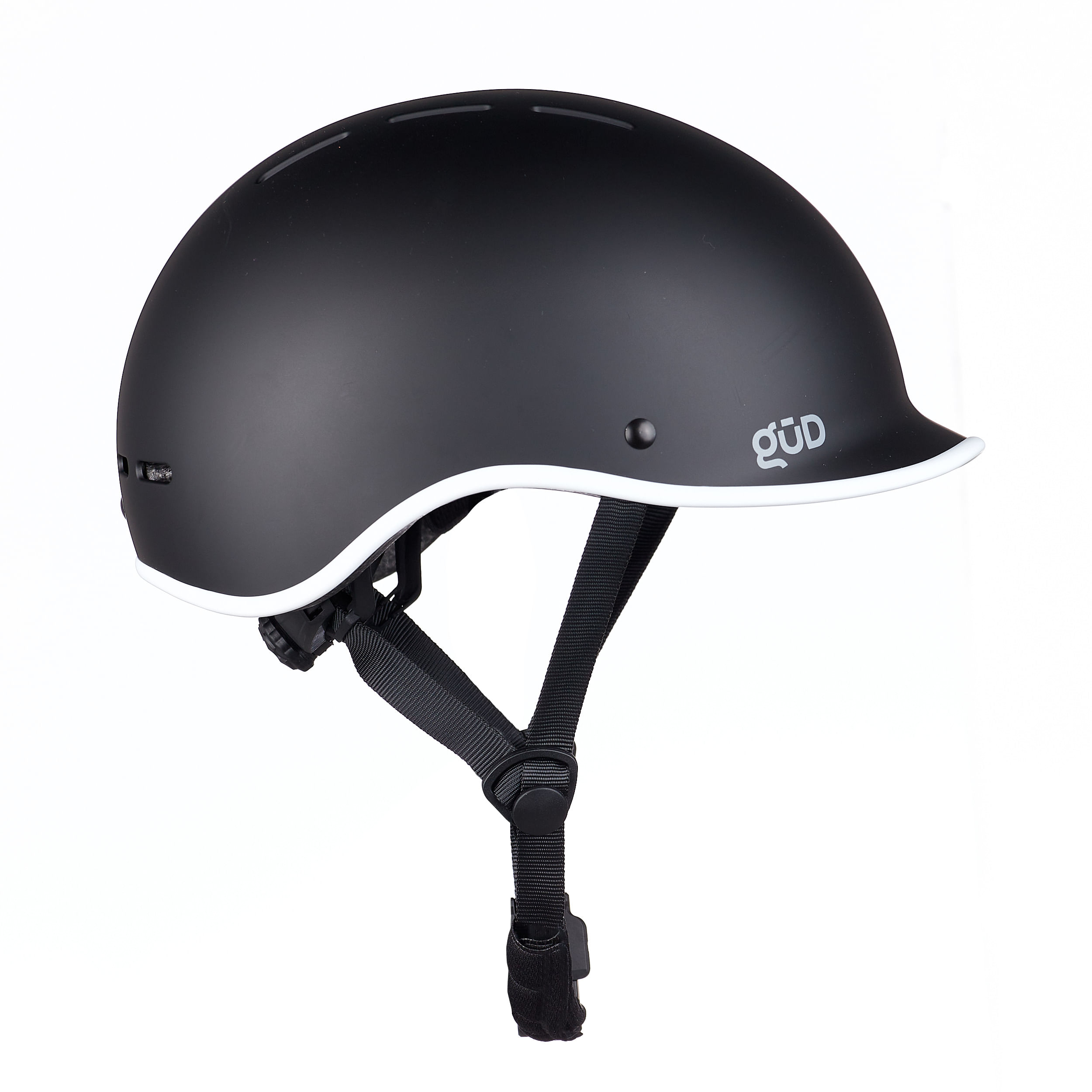 Casco GUD City Solid Negro / Mate