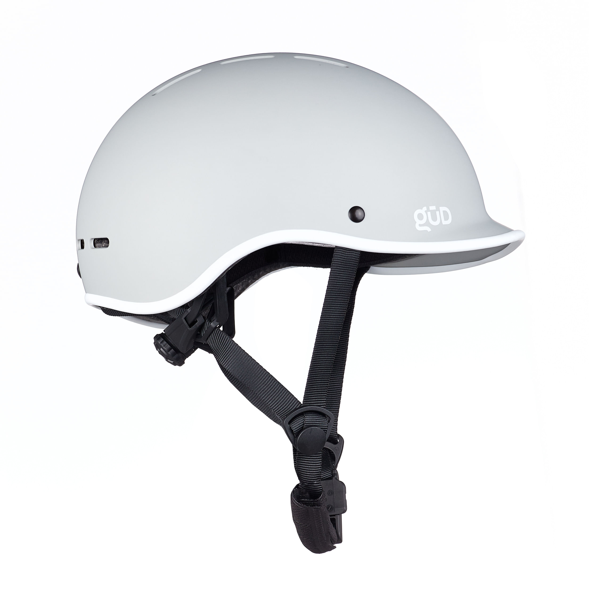 Casco GUD City Solid Gris / Mate