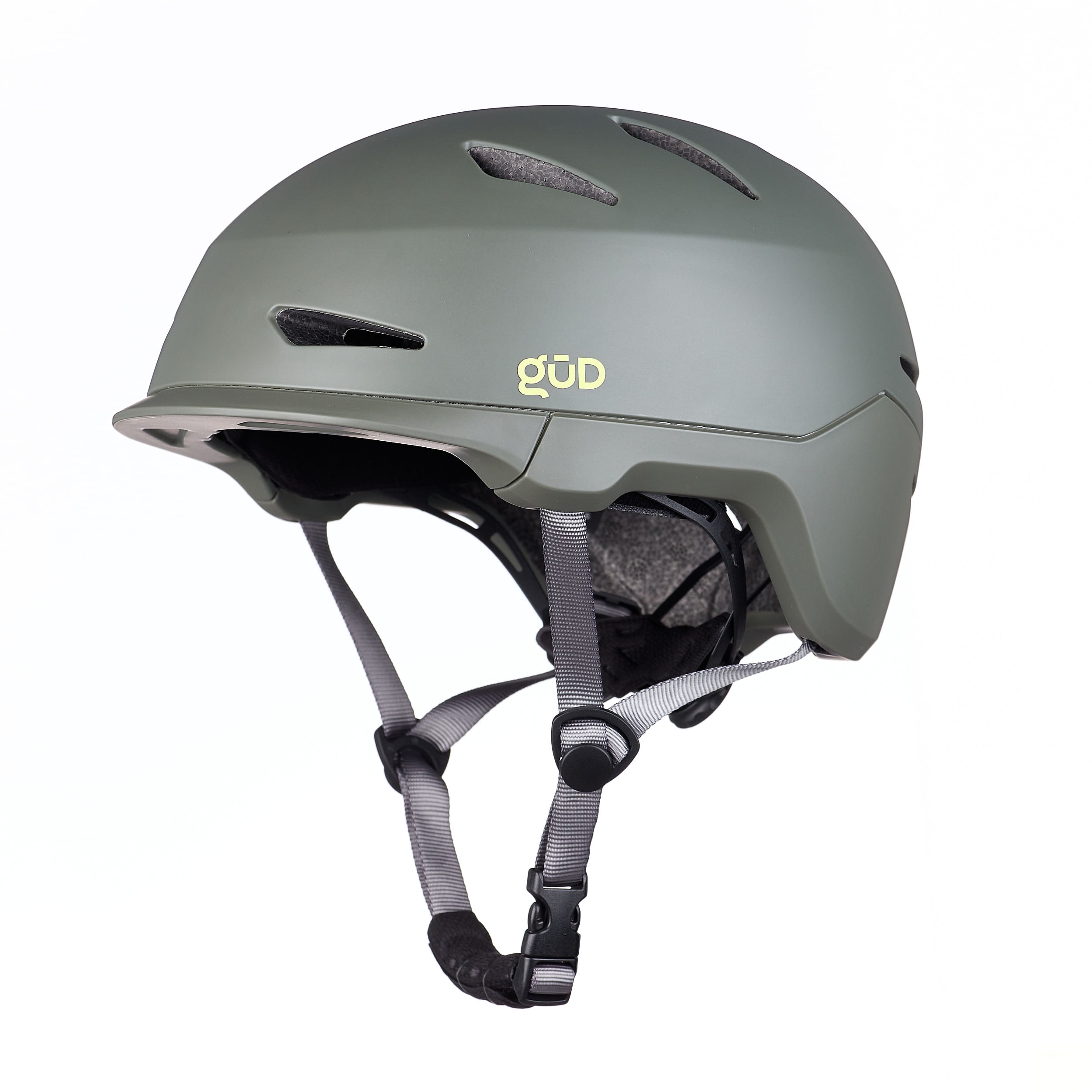 Casco GUD Block Solid Verde / Mate