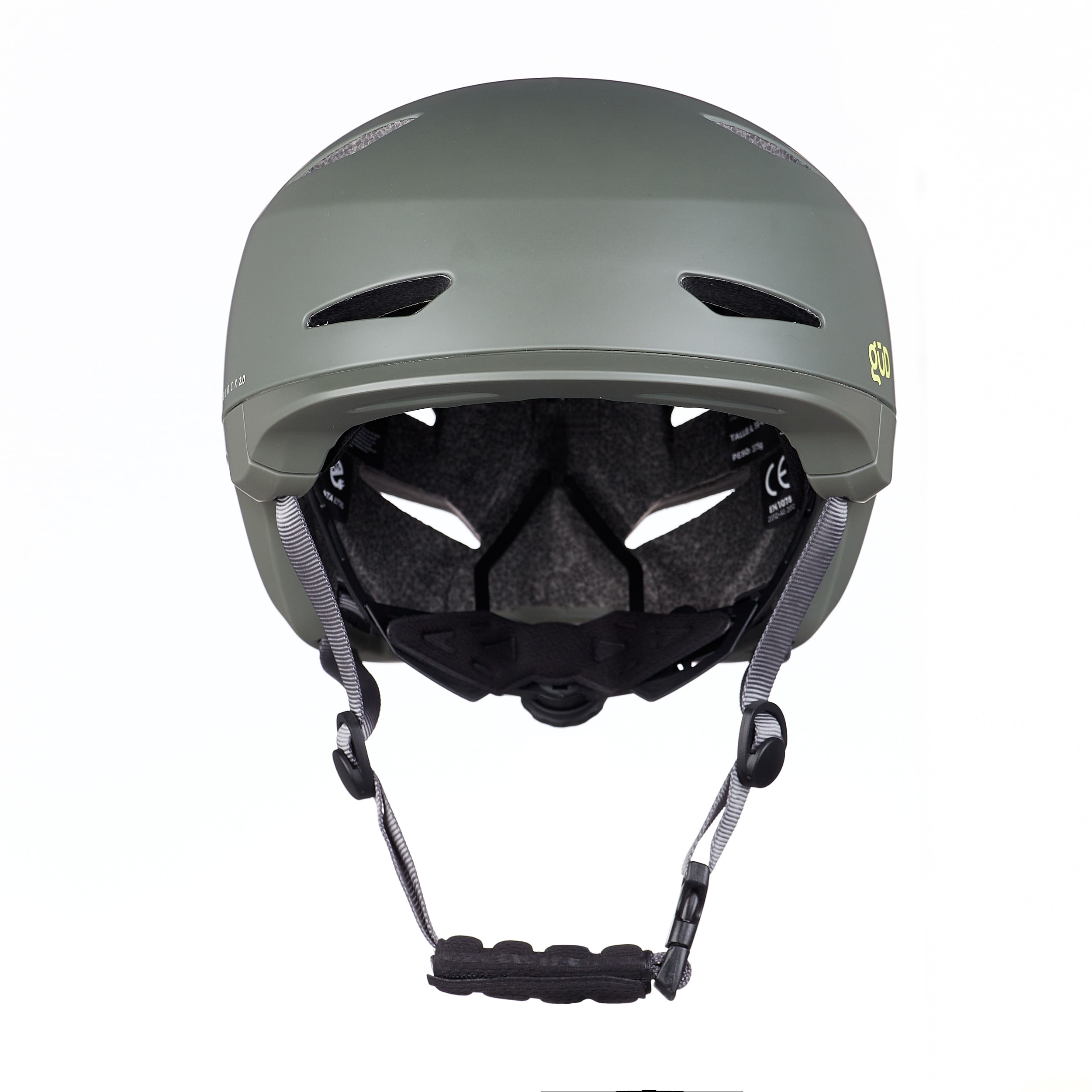 Casco GUD Block Solid Verde / Mate