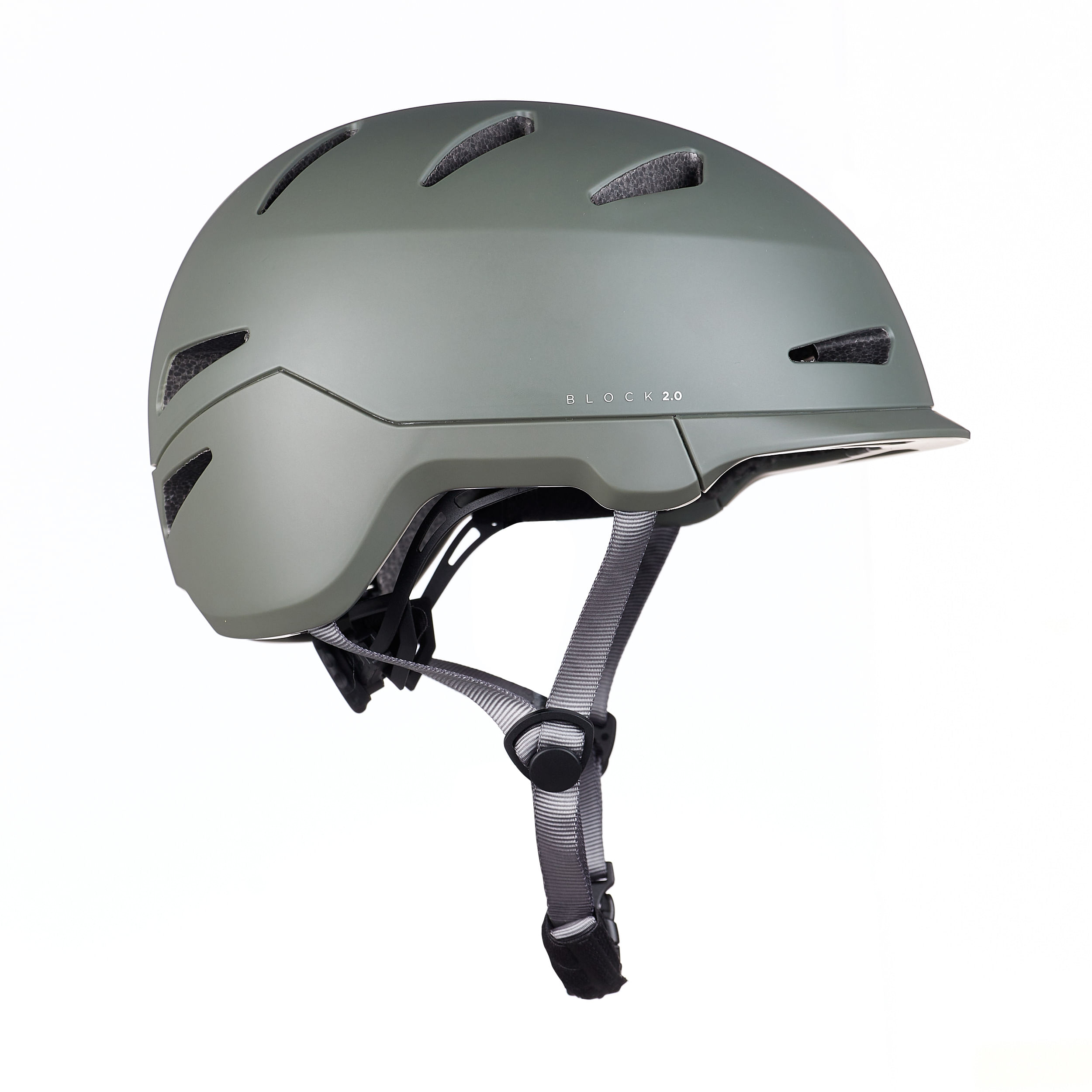 Casco GUD Block Solid Verde / Mate