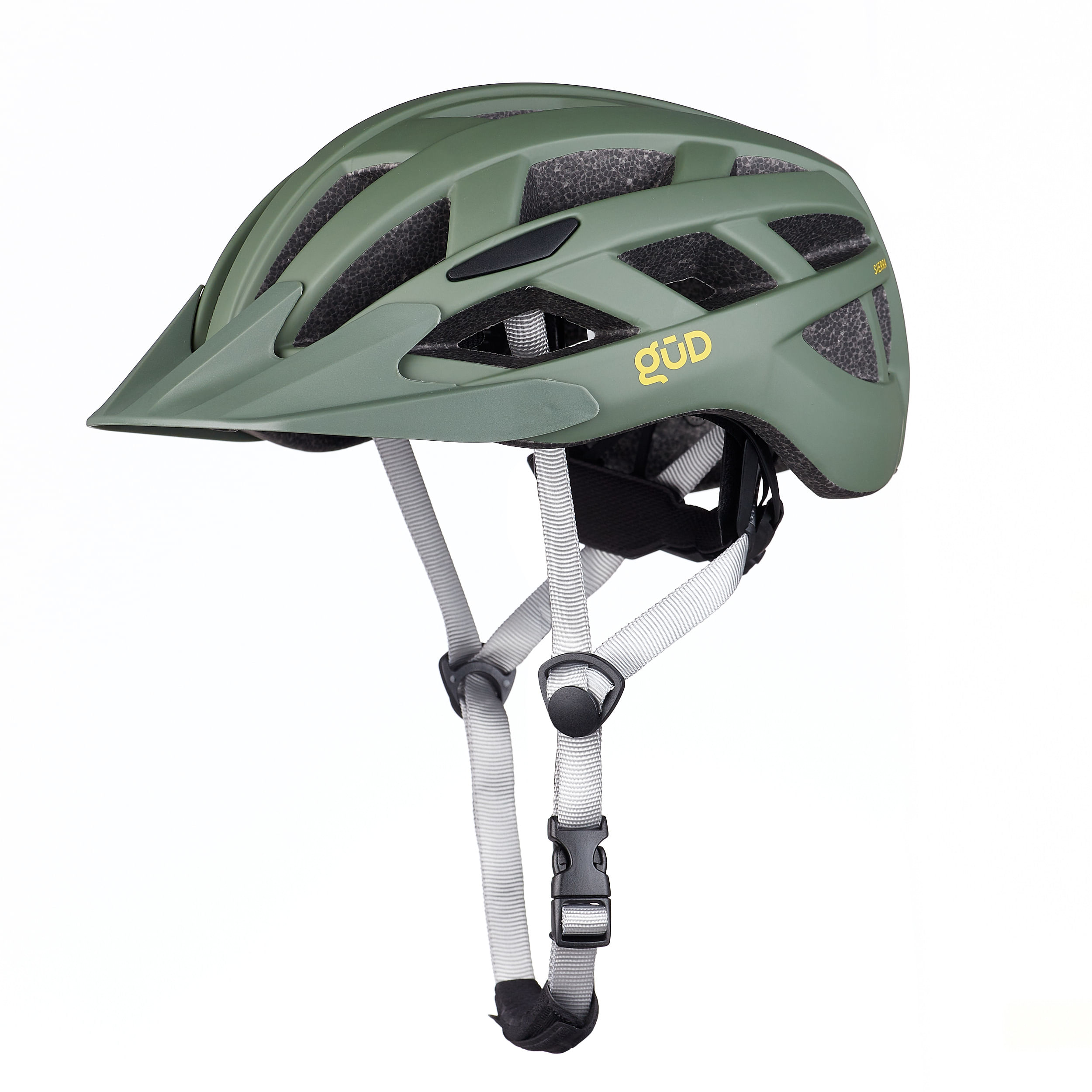 Casco GUD Sierra Solid Verde / Mate