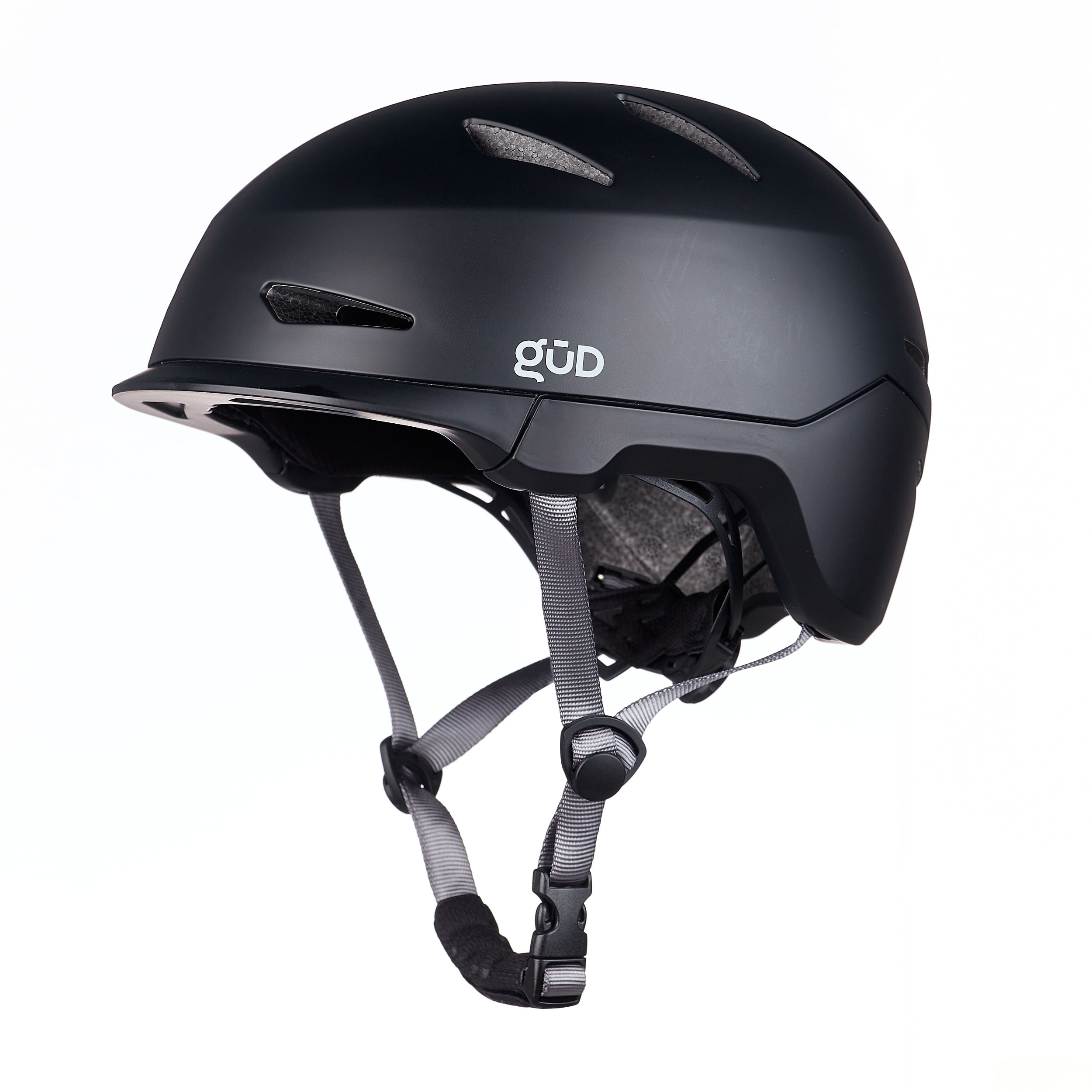 Casco GUD Block Solid Negro / Mate