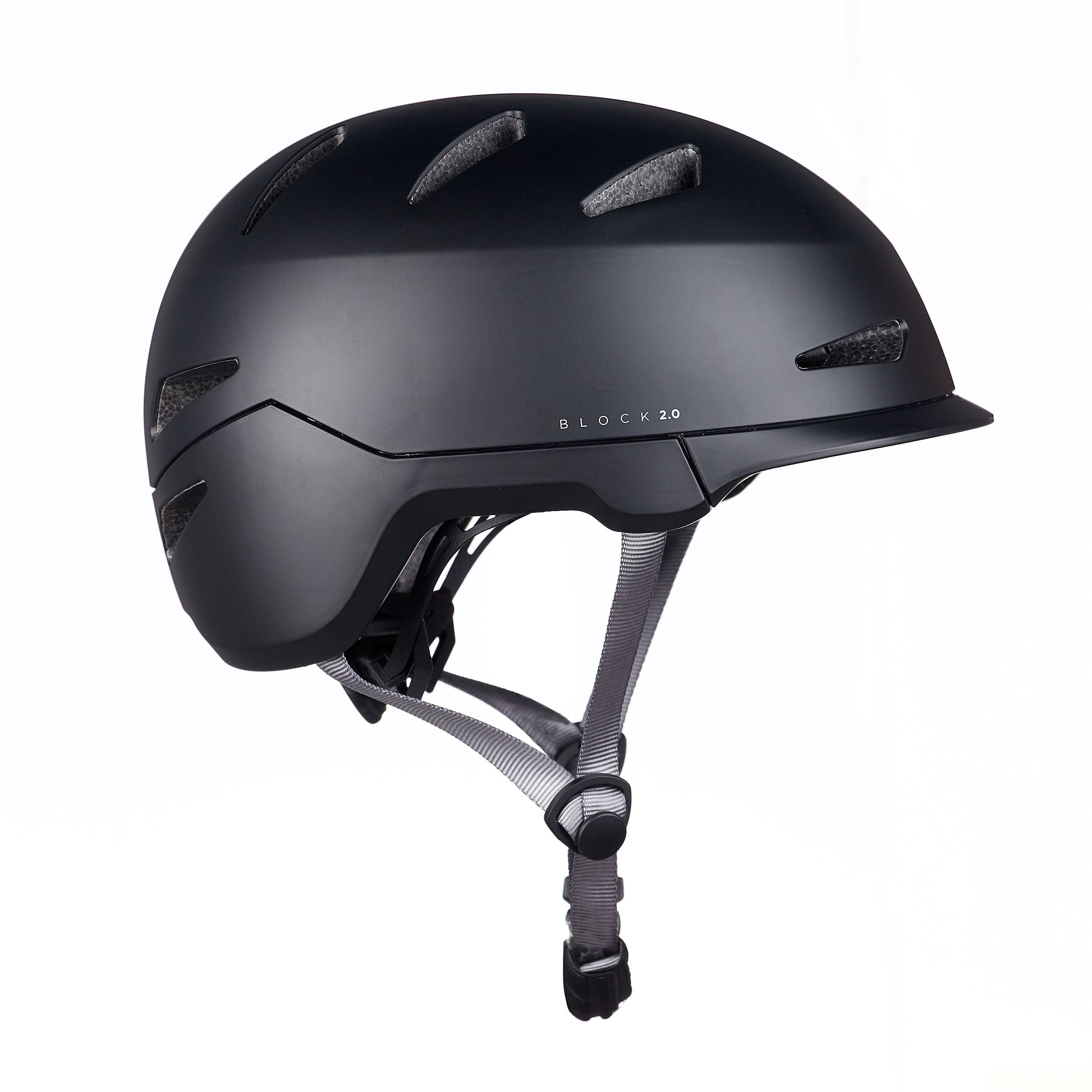 Casco GUD Block Solid Negro / Mate