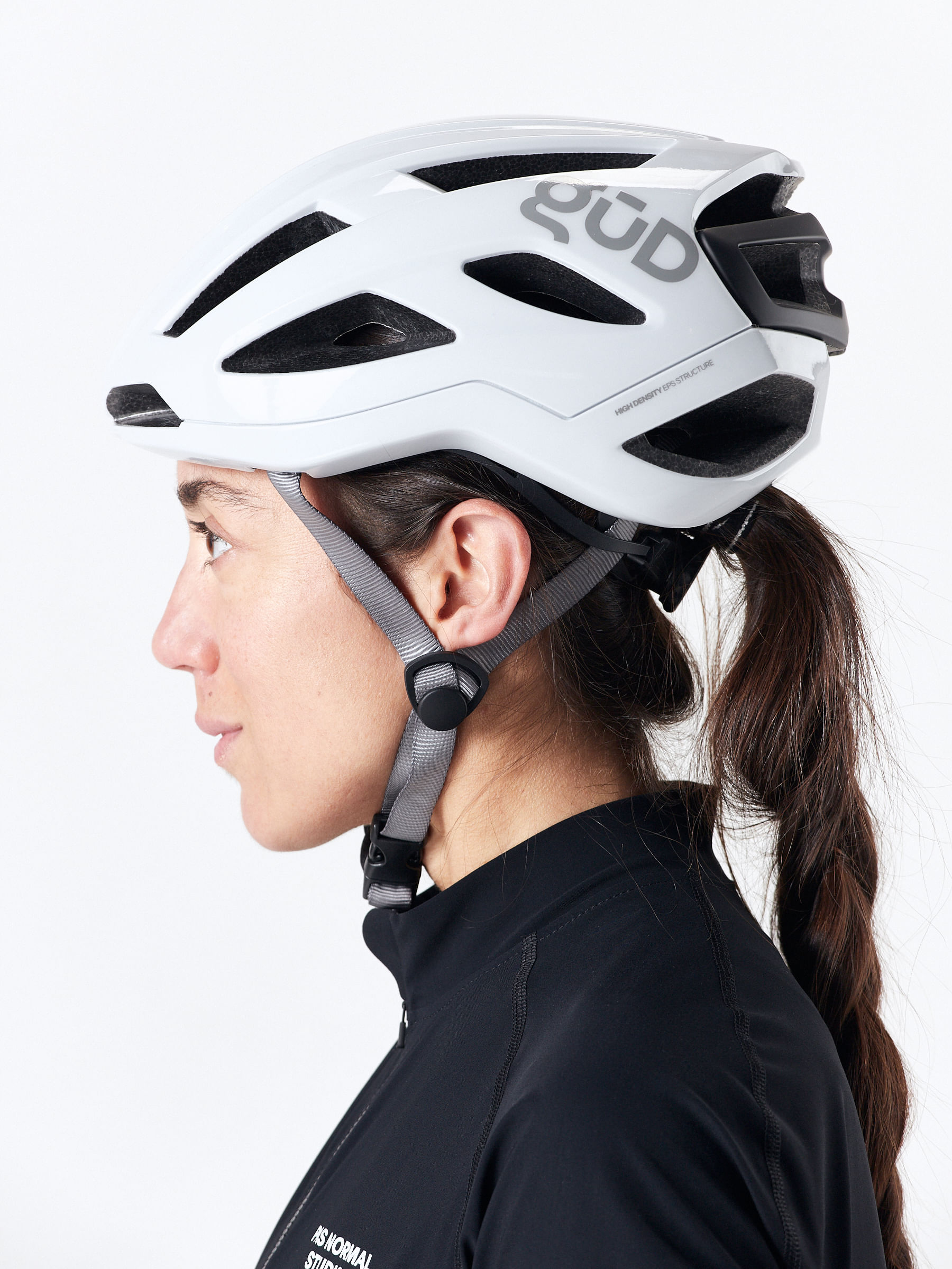 Casco GUD Sprint Solid Tiza / Brillo