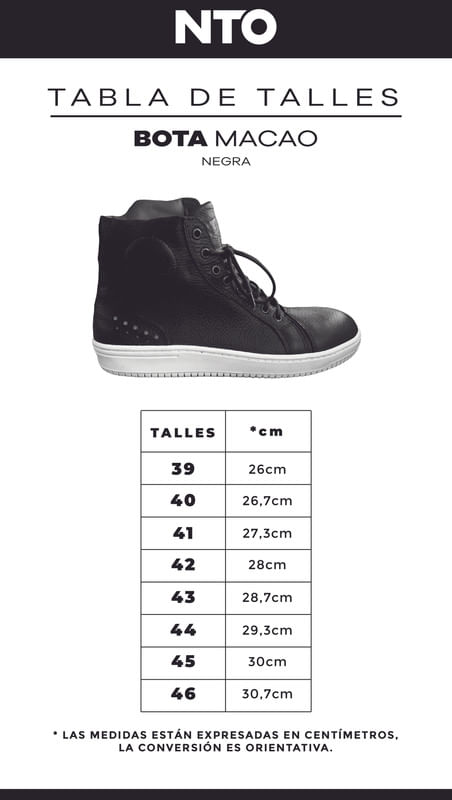 Botas NTO Urbanas MACao Negras