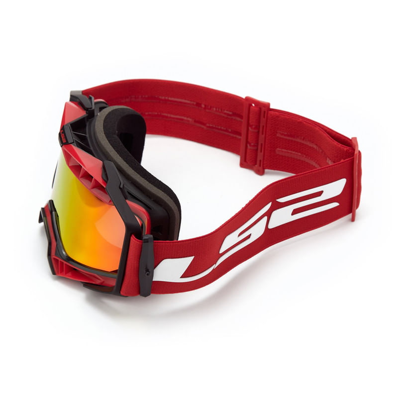 Antiparras Aura Pro Rojas Visor Espejado
