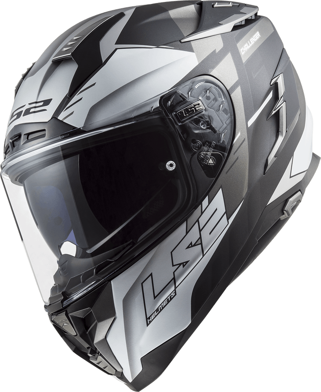 Casco LS2 327 Challenger Allert Titanium / Mate