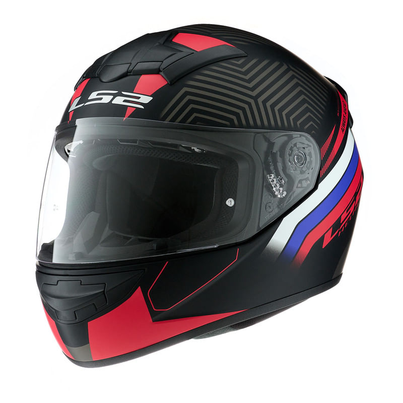 Casco LS2 352 Rookie Zen Negro / Rojo / Mate