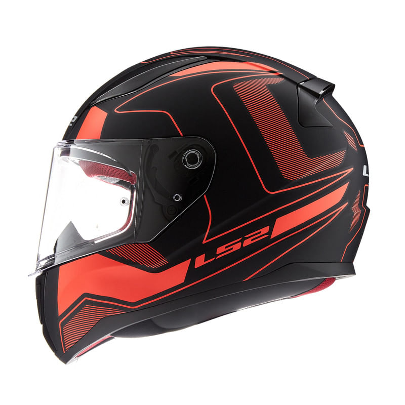 Casco LS2 353 Rapid Carrera Negro / Rojo / Mate