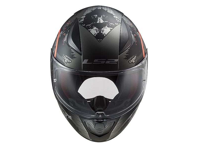 Casco LS2 353 Rapid Circle Naranja / Negro / Mate
