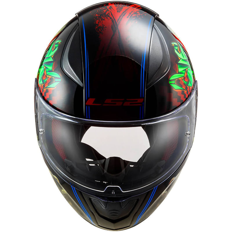 Casco LS2 353 Rapid Happy Dream Negro / Brillo