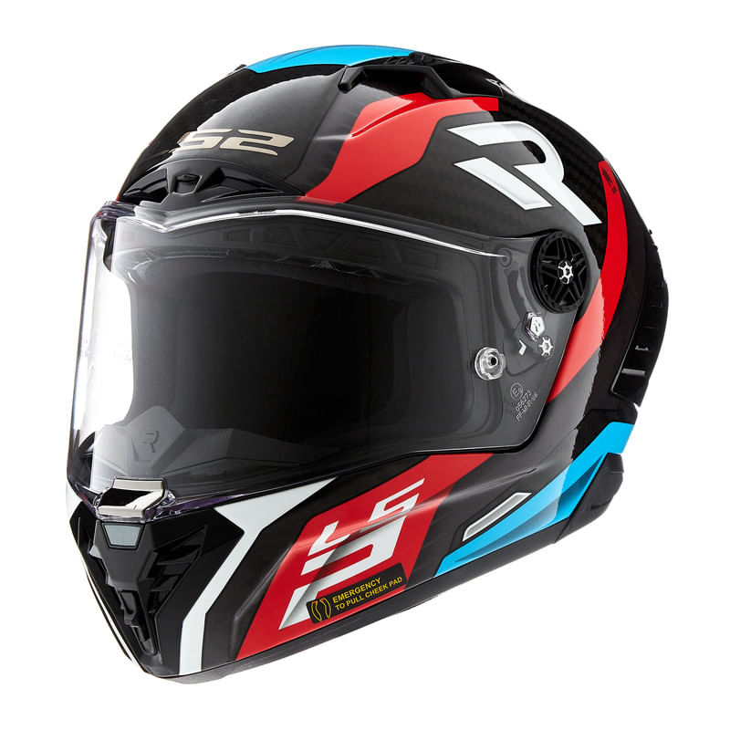 Casco LS2 805 Thunder Supra Negro / Rojo / Mate