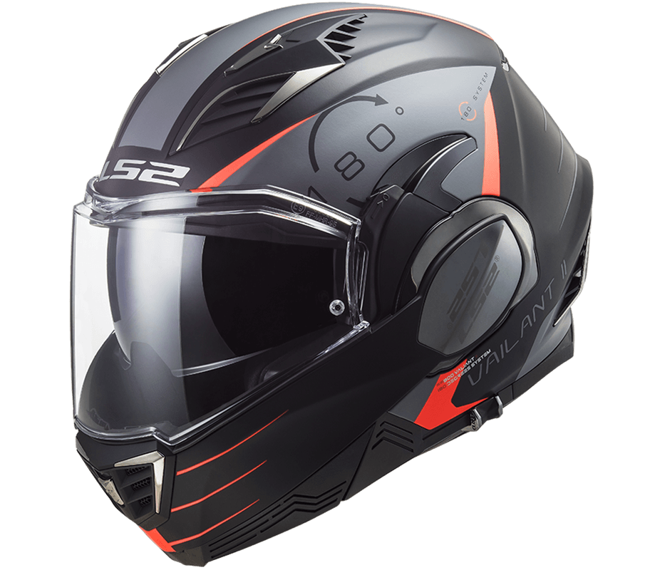 Casco LS2 900 Valiant II Codex Negro / Mate
