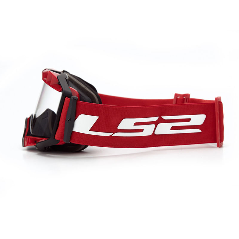 Antiparras LS2 Aura Rojo / Blanco