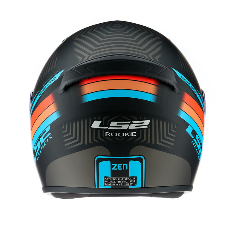 Casco LS2 352 Rookie Zen Azul / Negro / Mate