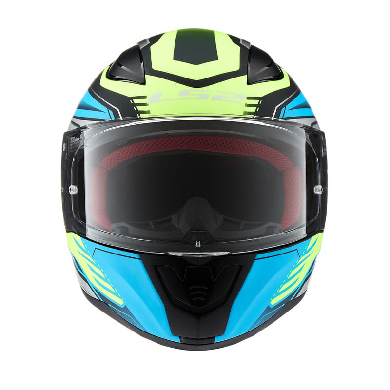 Casco LS2 353 Rapid Gale Amarillo / Azul / Mate