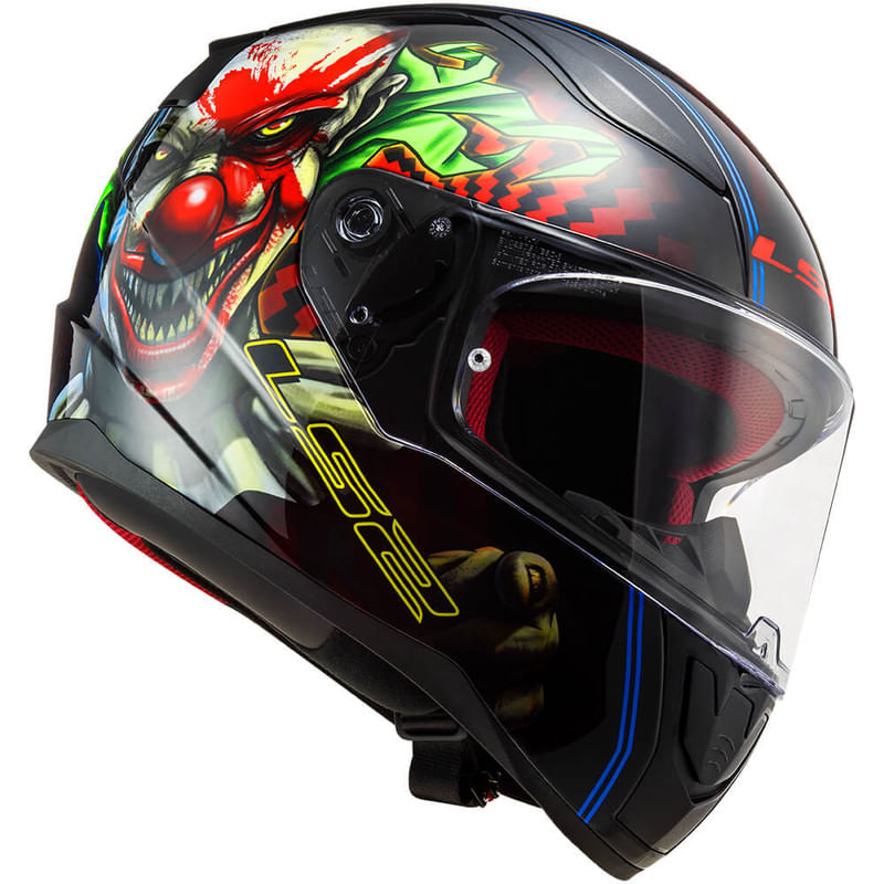 Casco LS2 353 Rapid Happy Dream Negro / Brillo
