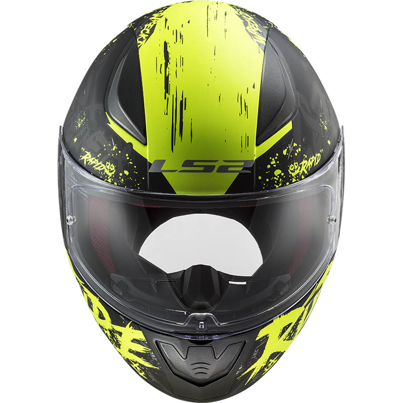 Casco LS2 353 Rapid Naughty Amarillo / Negro / Mate