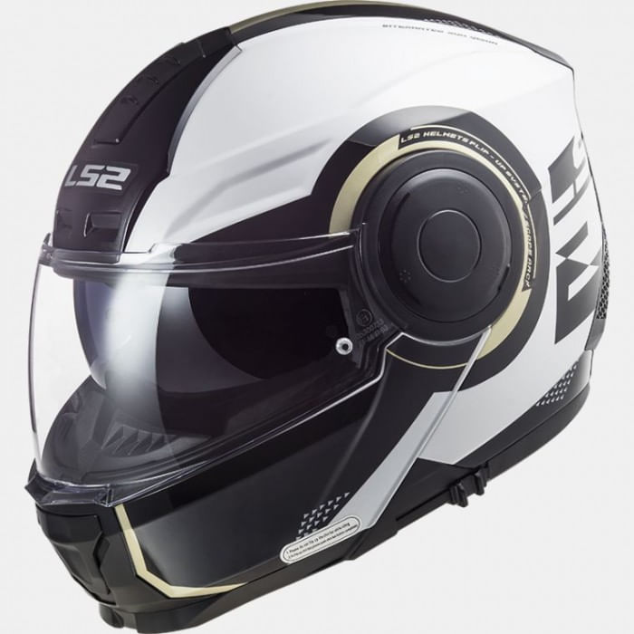 Casco LS2 902 Scope Arch Blanco / Gris / Brillo