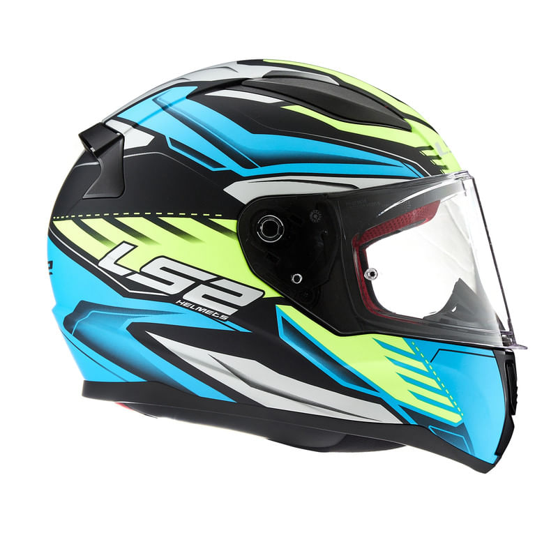 Casco LS2 353 Rapid Gale Amarillo / Azul / Mate