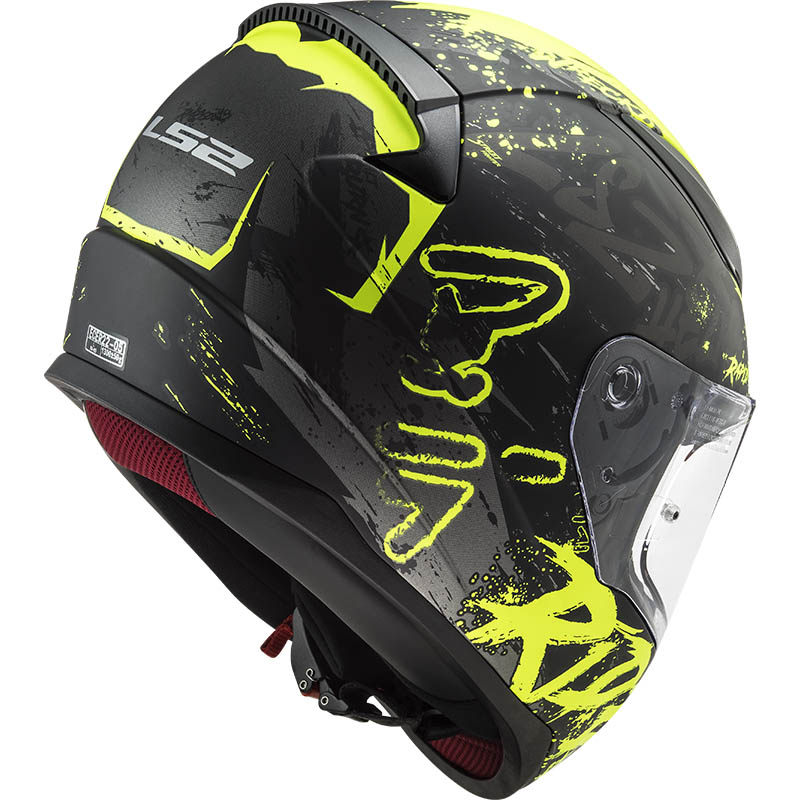 Casco LS2 353 Rapid Naughty Amarillo / Negro / Mate