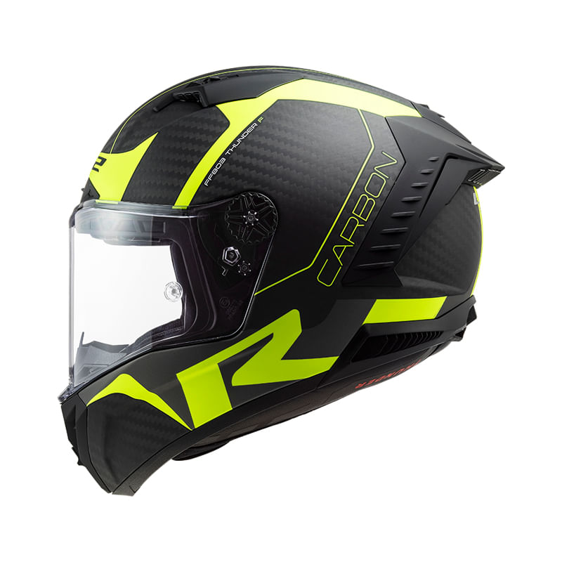 Casco LS2 805 Thunder Racing Amarillo / Negro / Mate