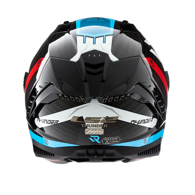 Casco LS2 805 Thunder Supra Negro / Rojo / Brillo