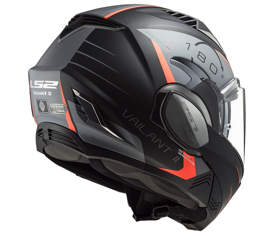 Casco LS2 900 Valiant II Codex Negro / Mate