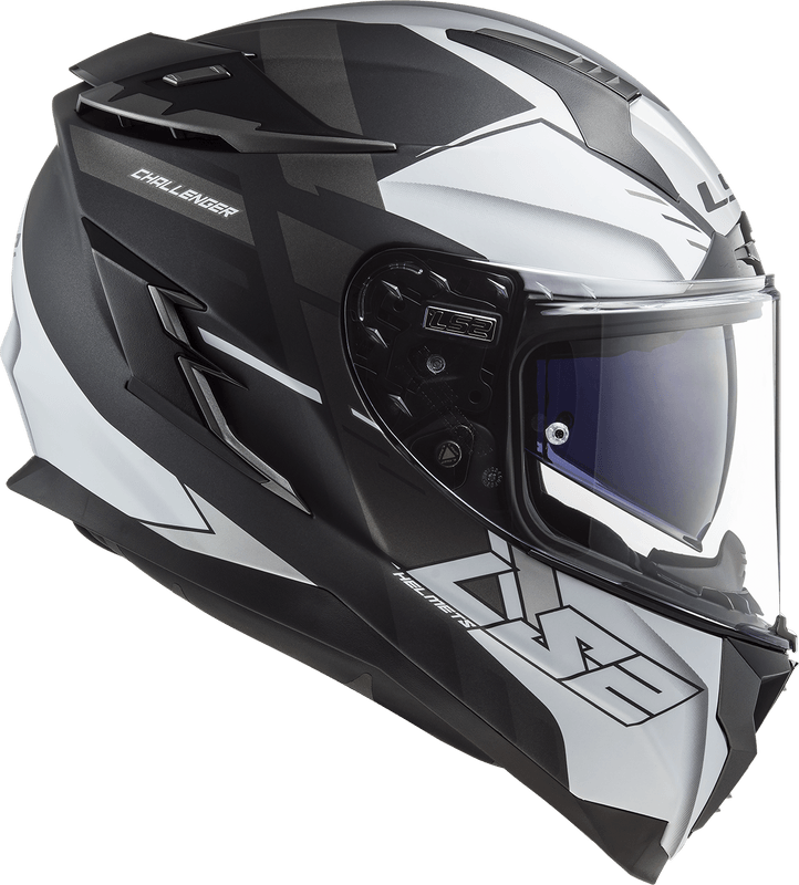 Casco LS2 327 Challenger Allert Titanium / Mate
