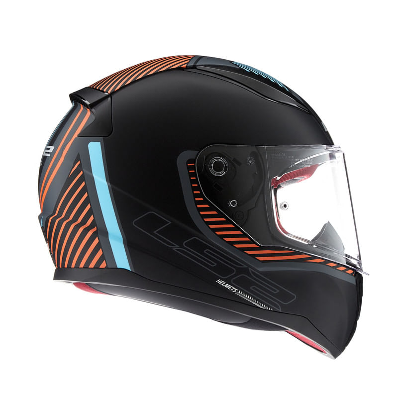 Casco LS2 353 Rapid Extra Gris / Naranja / Mate