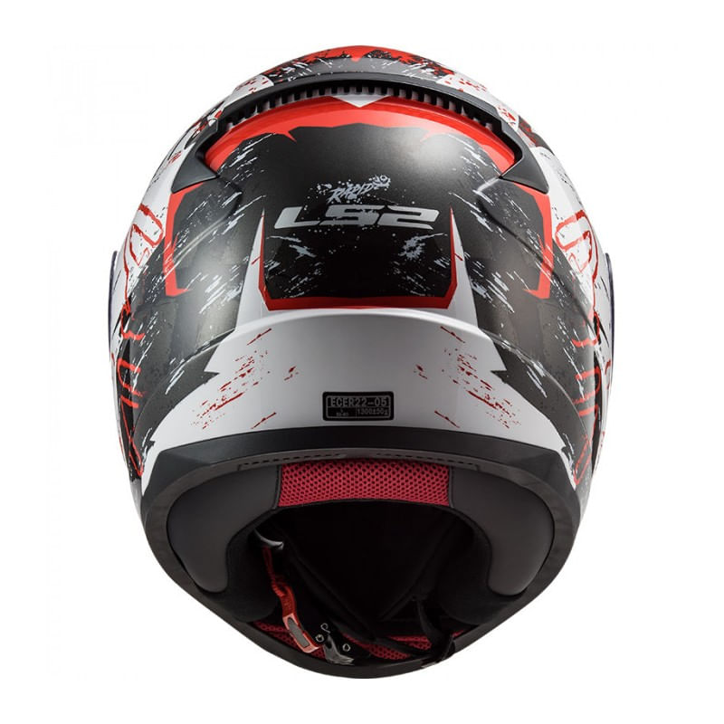 Casco LS2 353 Rapid Naughty Blanco / Rojo / Mate