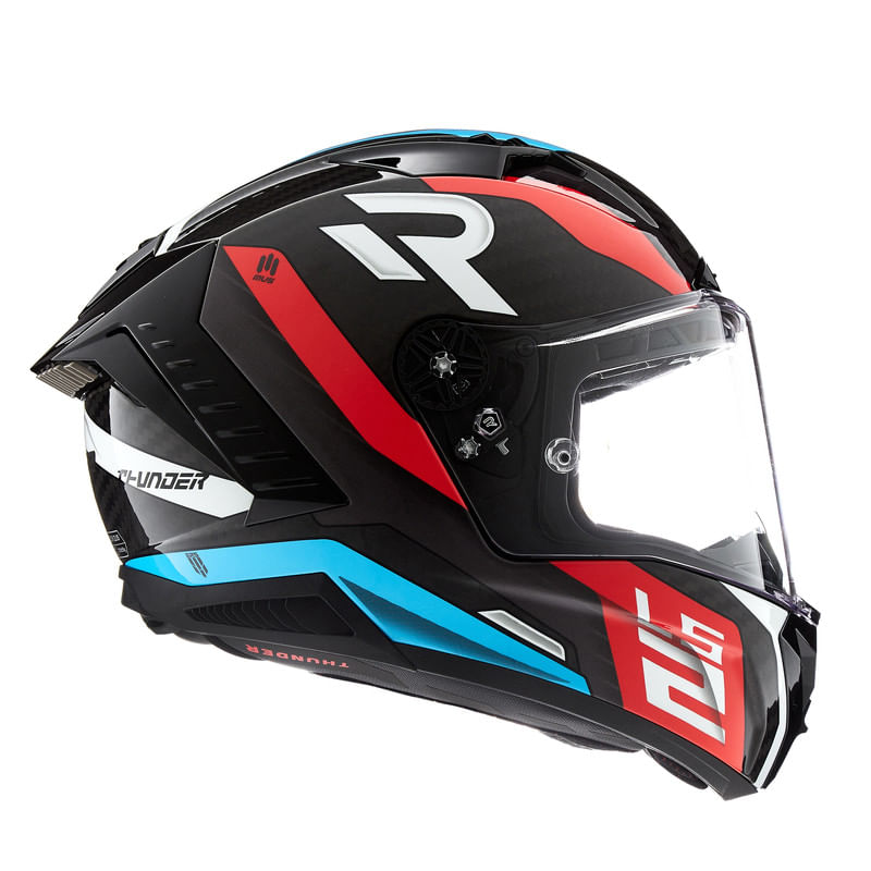 Casco LS2 805 Thunder Supra Negro / Rojo / Brillo