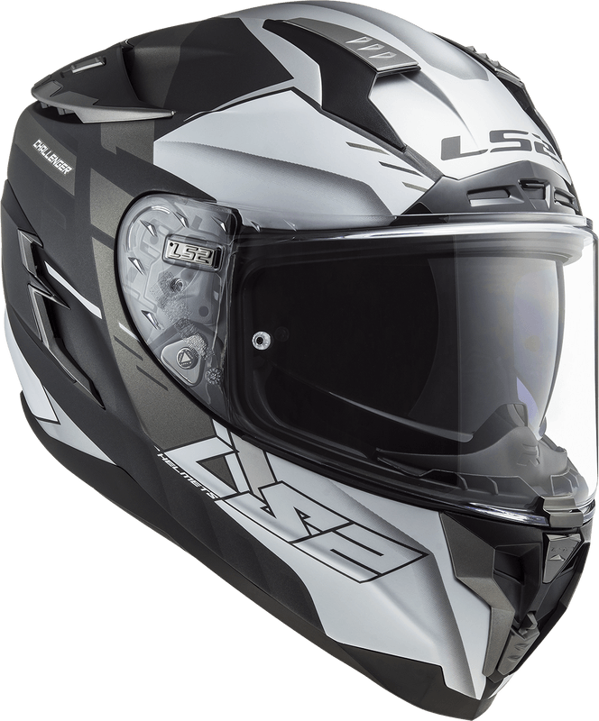 Casco LS2 327 Challenger Allert Titanium / Mate