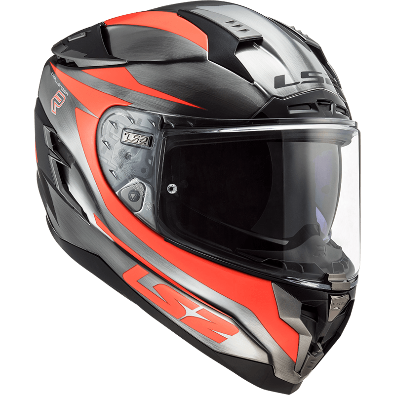 Casco LS2 327 Challenger Cannon Jeans Naranja / Mate