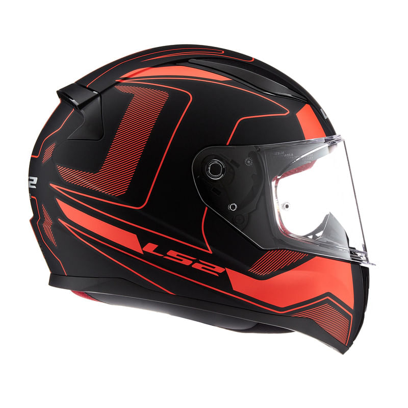 Casco LS2 353 Rapid Carrera Negro / Rojo / Mate