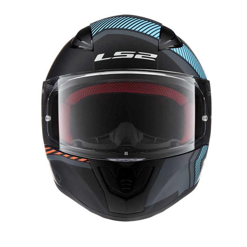Casco LS2 353 Rapid Extra Gris / Naranja / Mate
