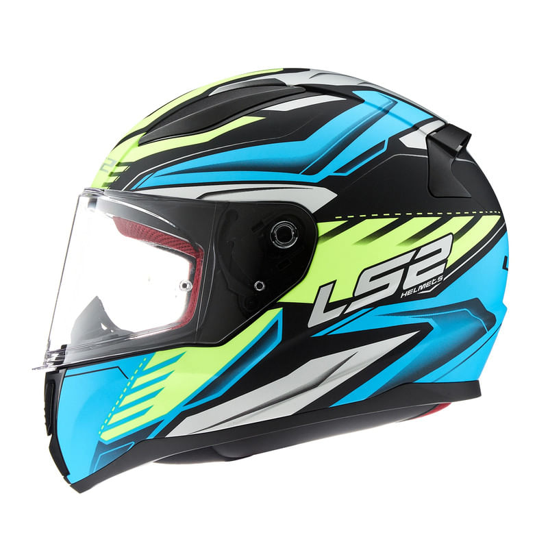 Casco LS2 353 Rapid Gale Amarillo / Azul / Mate