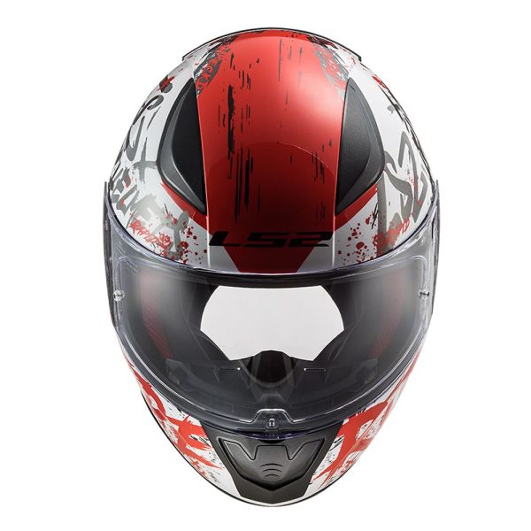 Casco LS2 353 Rapid Naughty Blanco / Rojo / Mate