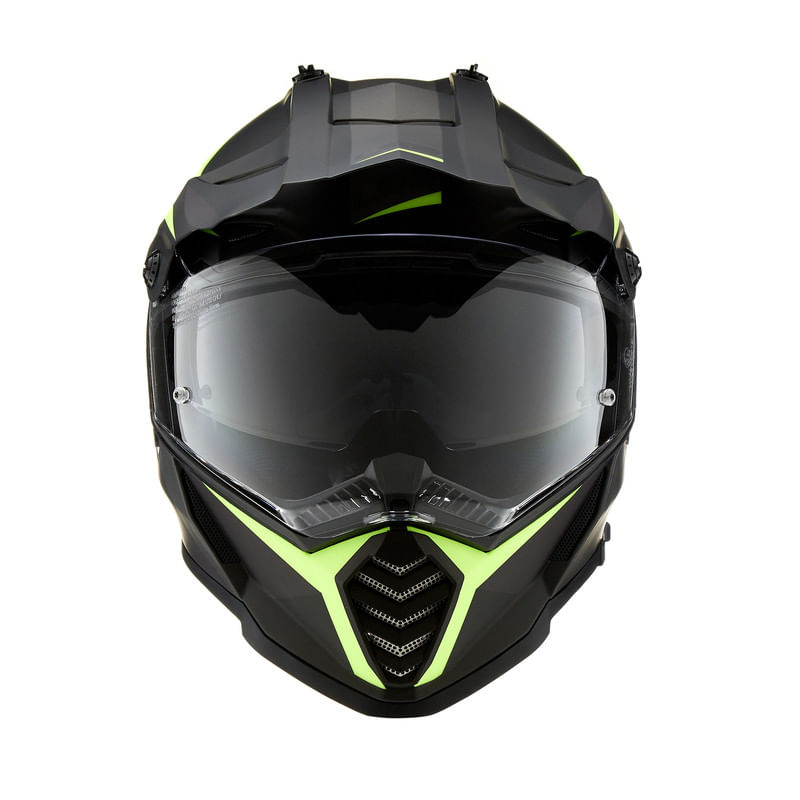 Casco LS2 436 Pioneer Router Amarillo / Negro / Mate