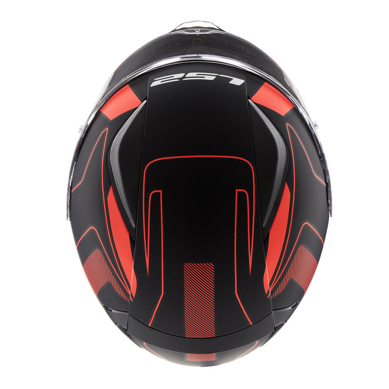 Casco LS2 353 Rapid Carrera Negro / Rojo / Mate