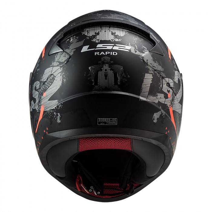 Casco LS2 353 Rapid Circle Naranja / Negro / Mate