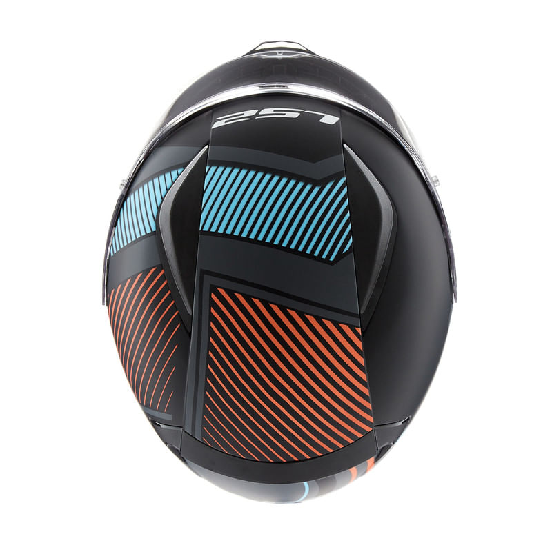 Casco LS2 353 Rapid Extra Gris / Naranja / Mate