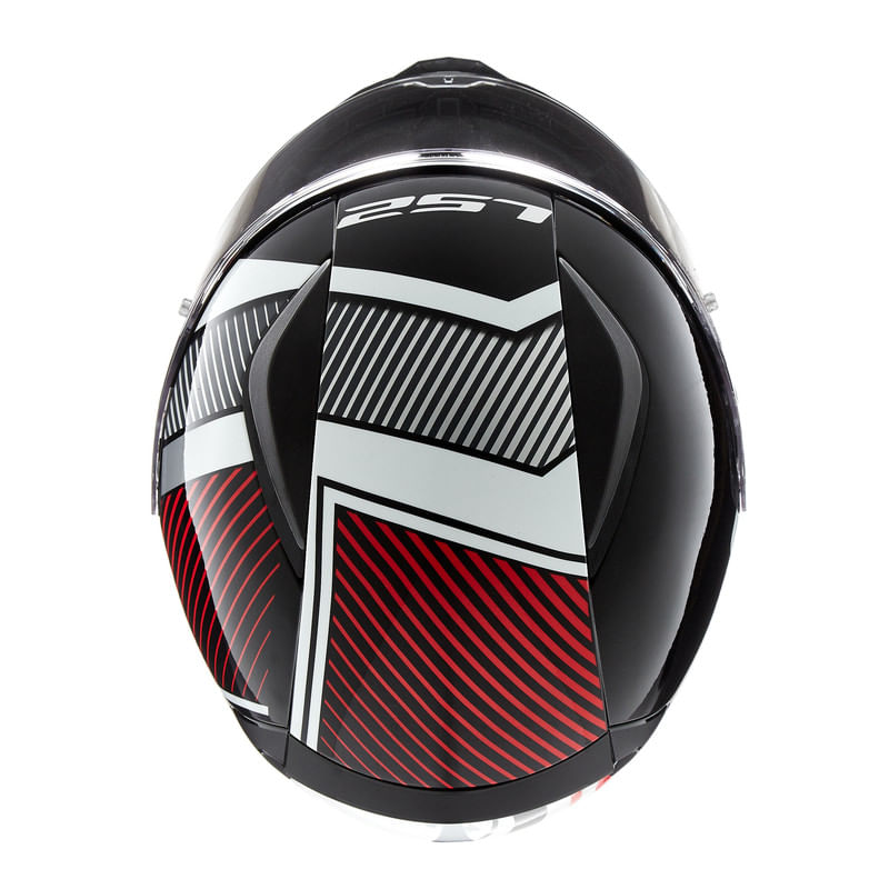Casco LS2 353 Rapid Extra Blanco / Rojo / Brillo