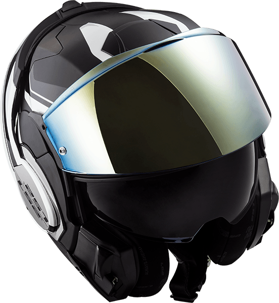 Casco LS2 399 Valiant Lumen Blanco / Negro / Brillo