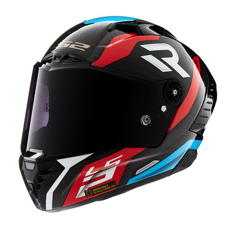Casco LS2 805 Thunder Supra Negro / Rojo / Brillo